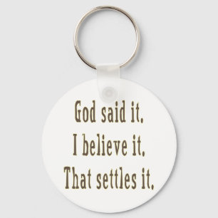 Chaveiro Deus Moreno Disse