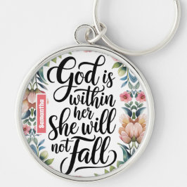 Chaveiro Deus Personalizado Está Dentro De Suas Mulheres Cr