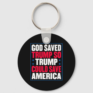 Chaveiro Deus Salvou Trump Para Que Trump Pudesse Salvar a
