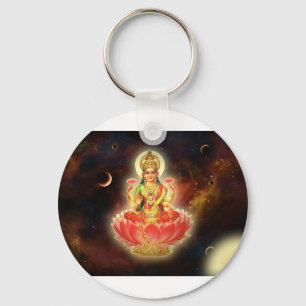 Chaveiro Deusa de Maa Maha Lakshmi Devi Laxmi da riqueza