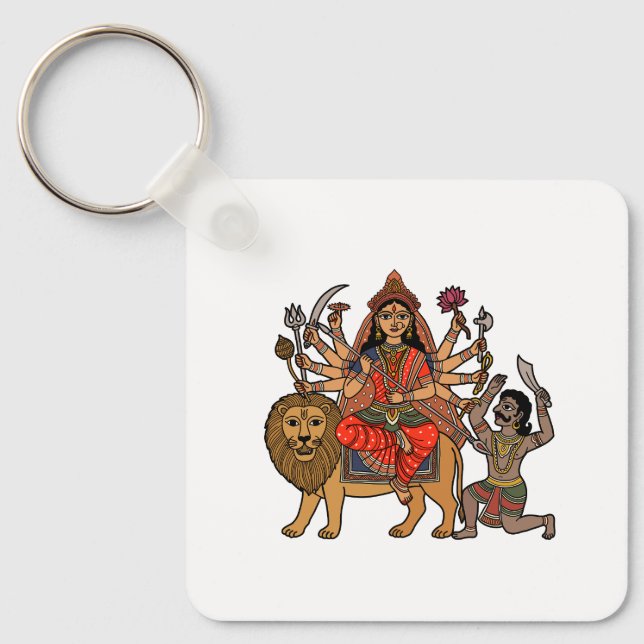 Chaveiro Deusa Durga (Frente)
