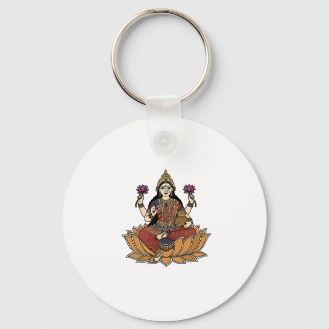 Chaveiro Deusa Laxmi (Frente)