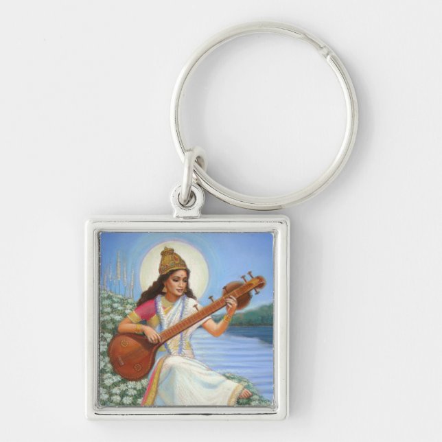 Chaveiro Deusa Sarasvati (Frente)