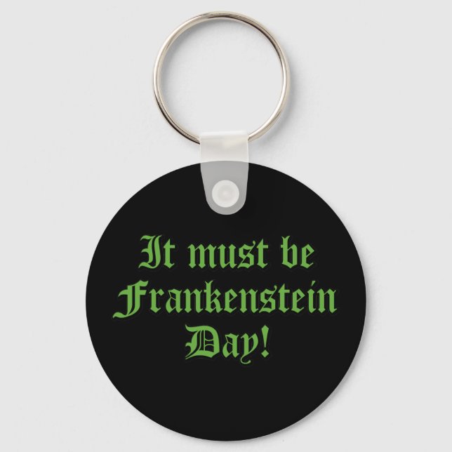 Chaveiro Deve Ser O Dia De Frankenstein (Frente)