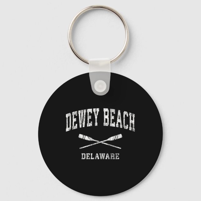 Chaveiro Dewey Beach Delaware Vintage NMaritime Paddles Spo (Frente)