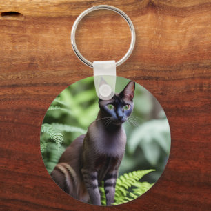 Chaveiro Dexter O Gato Negro Siamês, Keyring