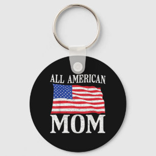Chaveiro Dia 4 de Julho Dia da Independência Mãe Americana