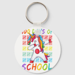 Chaveiro Dia Da Escola Dabbing Unicorn 100 Dias Mágicos Cri