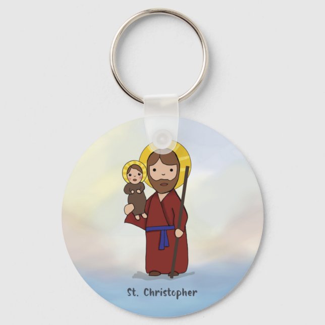 Chaveiro Dia da Festa de São Cristóvão Santo  (Frente)