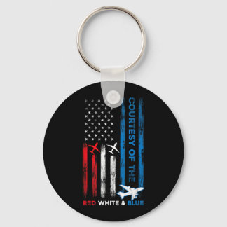 Chaveiro Dia da Independência Vermelho Branco Azul Bandeira
