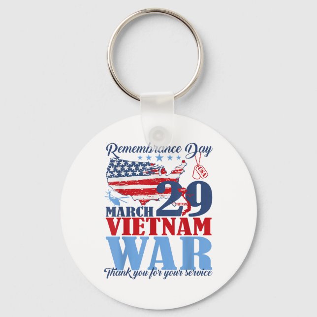 Chaveiro Dia da Memória 29 de março Veterano da Guerra do V (Frente)
