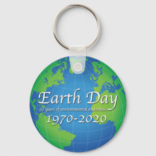 Chaveiro Dia da Terra 50 Anos Aniversário de 2020