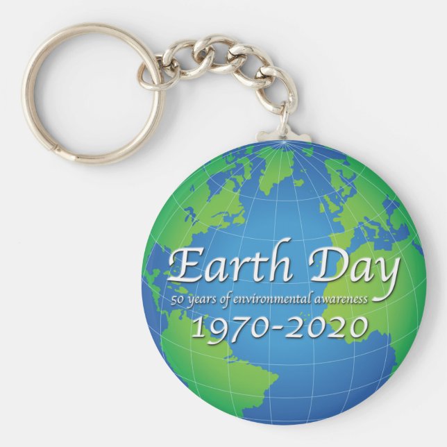 Chaveiro Dia da Terra 50 Anos Aniversário de 2020 (Frente)