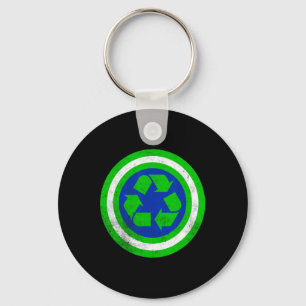Chaveiro Dia da Terra do Capitão Reciclar
