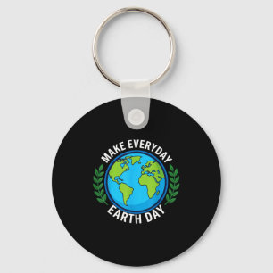 Chaveiro Dia da Terra natureza amor ecológico ambiental