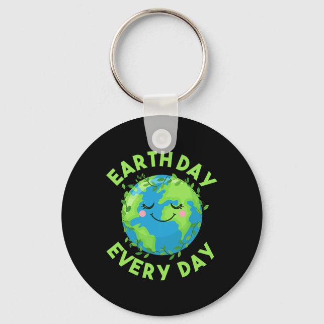 Chaveiro Dia da Terra Todo Dia Ama O Ambiente (Frente)