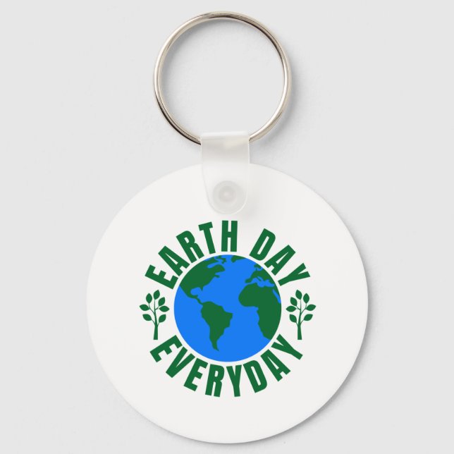 Chaveiro Dia da Terra Todos os Dias (Frente)