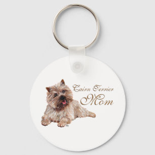 Chaveiro Dia das Mães do Cairn Terrier Marrom