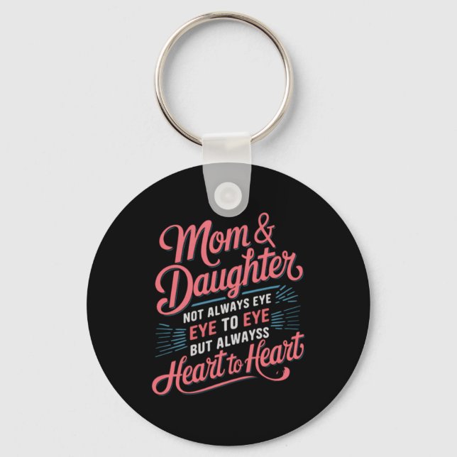 Chaveiro Dia das Mães Engraçado Da Filha Para a Mãe (Frente)