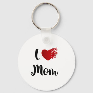 Chaveiro Dia das Mães Eu Amo Mamãe Presente Explosão de Cor