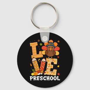 Chaveiro Dia de Ação de Graças Amor Pré-escola Professor Pe