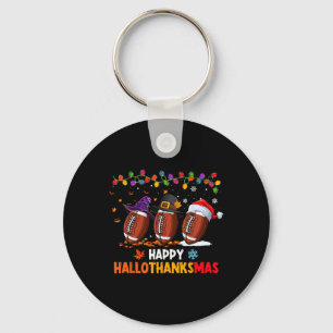 Chaveiro Dia de Ação de Graças de Halloween Hallothanksmas