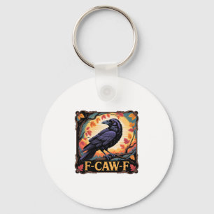 Chaveiro Dia de Ação de Graças F-caw-f Crow Assustador Hall