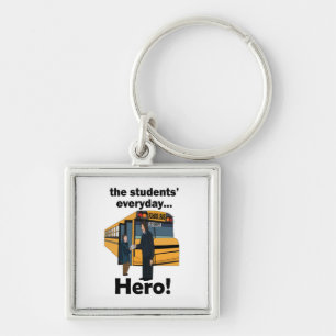 Chaveiro Dia de Apreciação do Herói Motorista de Ônibus Esc