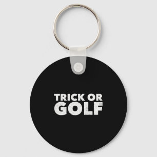 Chaveiro Dia de as Bruxas engraçado De Truque Ou Golfe