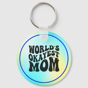 Chaveiro Dia de as mães da Mãe mais Okayest do Mundo- 51723