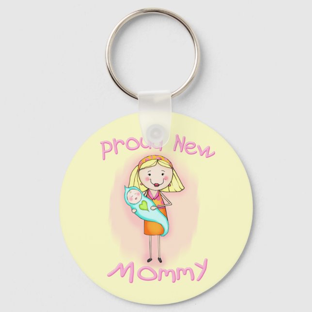 Chaveiro Dia de as mães / Nova mãe (Frente)