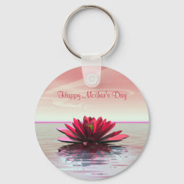 Chaveiro Dia de as mães Red Water Lily
