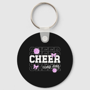 Chaveiro Dia de Competição de Cheer para Fãs de Cheerleadin