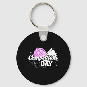 Chaveiro Dia de Competição de Torcida Dia de Comp de Cheerl