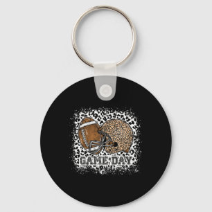 Chaveiro Dia de Jogo Branqueado Helmet Futebol Leopardo Mo