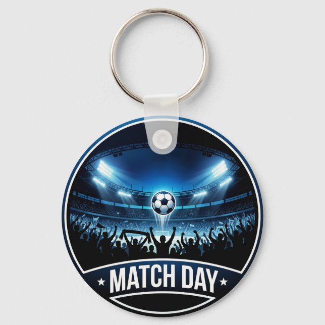 Chaveiro Dia de Jogo Futebol Noturno Luzes do Estádio Multi (Frente)