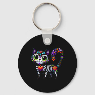Chaveiro Dia De Los Muertos Cinco De Mayo Cat Sugar Skype M