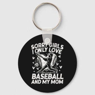 Chaveiro Dia de os namorados Baseball Desculpe Meninas Eu S