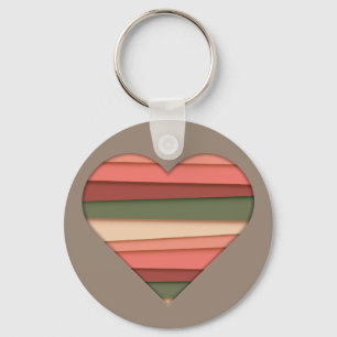 Chaveiro Dia de os namorados com amor cardíaco