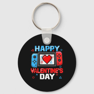 Chaveiro Dia de os namorados Controller Video Game Heart Bo