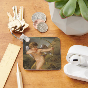 Chaveiro Dia de os namorados de safra, Cupido com Arco e Se