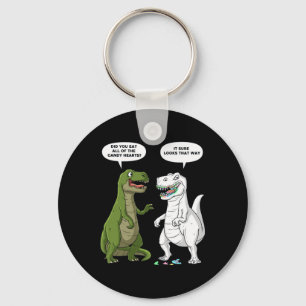 Chaveiro Dia de os namorados Dinossauro T Rex Divertimento