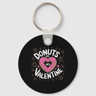 Chaveiro Dia de os namorados Rosquinha Tee Heart Rosquinha