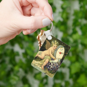 Chaveiro Dia de os namorados Vitoriano Vintage, Pássaros An