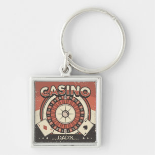 Chaveiro Dia de os pais Casino Roulette Wheel