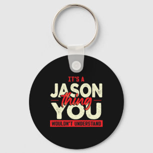 Chaveiro Dia de os pais de Natal Aniversário Nome Jason