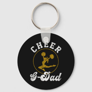 Chaveiro Dia de os pais líder de torcida do Pai Cheerhead
