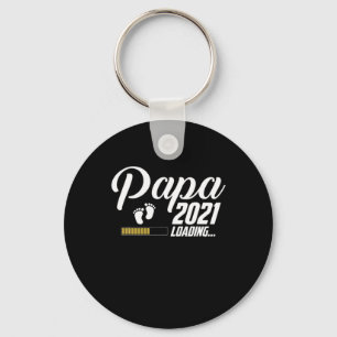 Chaveiro Dia de os pais Papa Carregando 2021 Primeira Vez