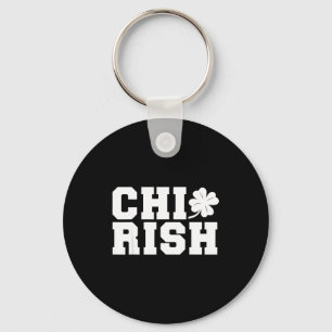 Chaveiro Dia de São Patrício Chirish Chi-irlandês Engraçado
