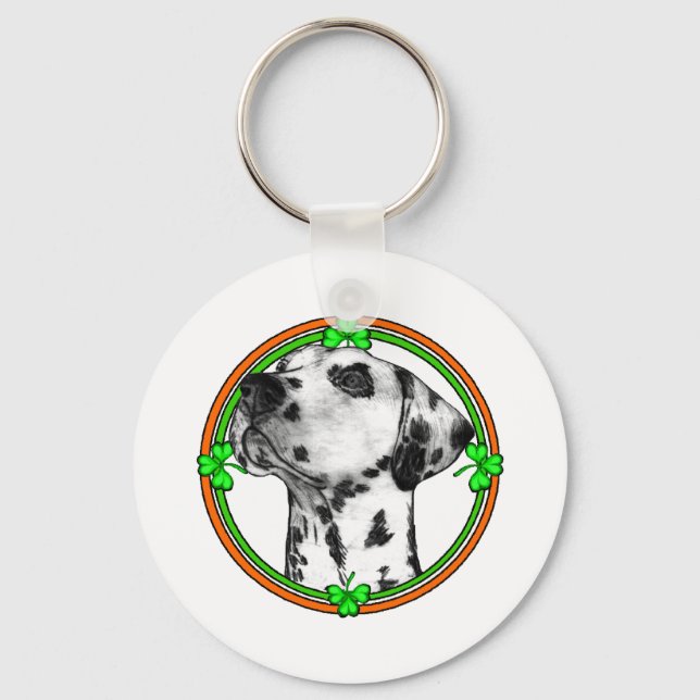 Chaveiro Dia de São Patrício Dalmático (Frente)